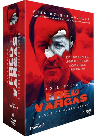 Collection Fred Vargas : Sous les vents de Neptune + L'homme aux cercles bleux + Un lieu incertain + L'homme à l'envers (Pack) - DVD