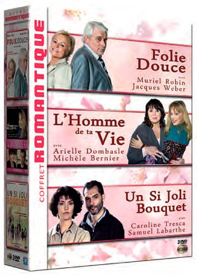 Coffret romantique : Folie douce + L'homme de sa vie + Un si joli bouquet (Pack) - DVD