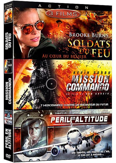 Action 3 - Coffret 3 Films : Soldats du feu + Mission Commando + Péril en altitude (Pack) - DVD