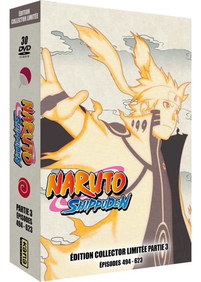 Naruto Shippuden - Intégrale Partie 3 (Édition Collector Limitée A4) - DVD