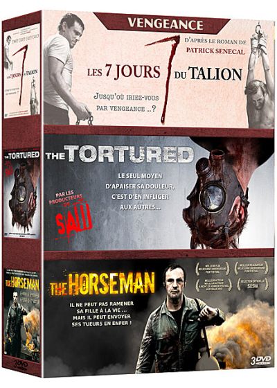 Vengeance : Les 7 jours du Talion + The Tortured + The Horseman (Pack) - DVD