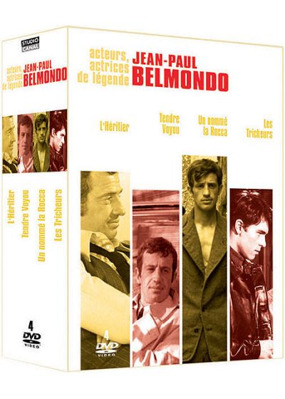 Jean-Paul Belmondo - Coffret : L'héritier + Tendre voyou + Un nommé La Rocca + Les tricheurs (Pack) - DVD