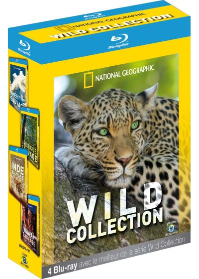 National Geographic - Wild Collection : Amérique sauvage + Inde sauvage + Hawaï sauvage (Pack) - Blu-ray