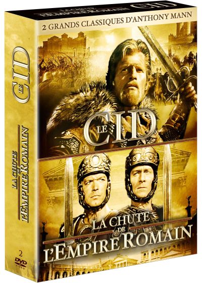Anthony Mann : Le Cid + La chute de l'empire romain (Pack) - DVD