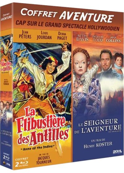 Coffret Aventure - La Flibustière des Antilles + Le Seigneur de l'aventure - Blu-ray
