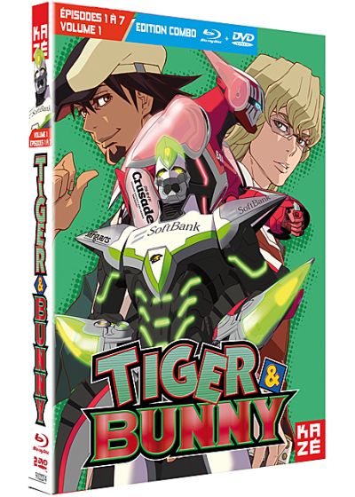 Tiger & Bunny - Box 1/4 (Combo Blu-ray + DVD) - Blu-ray