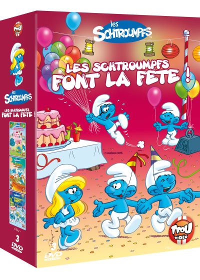 Les Schtroumpfs font la fête - Coffret (Pack) - DVD