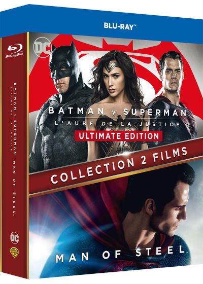 Collection 2 films : Batman v Superman : L'aube de la justice + Man of Steel - Blu-ray