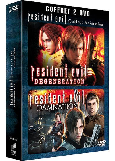 Resident Evil : Damnation + Resident Evil : Degeneration (Pack) - DVD