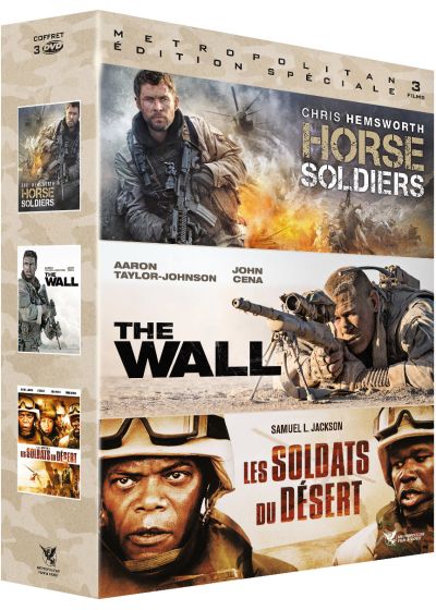 Guerres du 21e siècle : Horse Soldiers + The Wall + Les Soldats du désert (Pack) - DVD