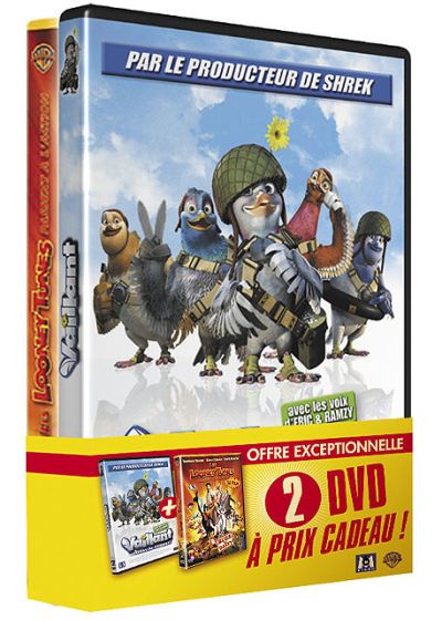 Vaillant, pigeon de combat ! + Les Looney Tunes passent à l'action (Pack) - DVD