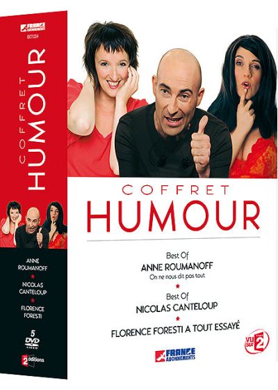 Coffret humour - Anne Roumanoff / Nicolas Canteloup / Florence Foresti - DVD