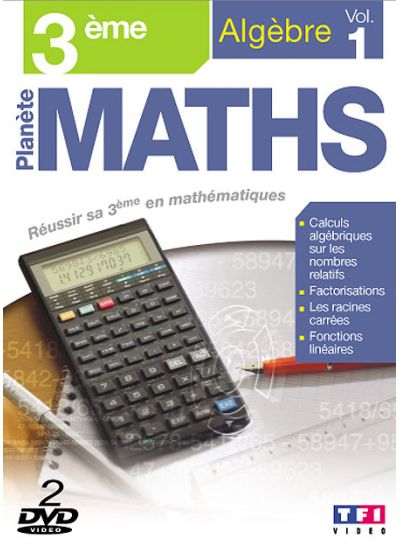 Planète Maths - 3ème Algèbre - Vol. 1 & 2 - DVD