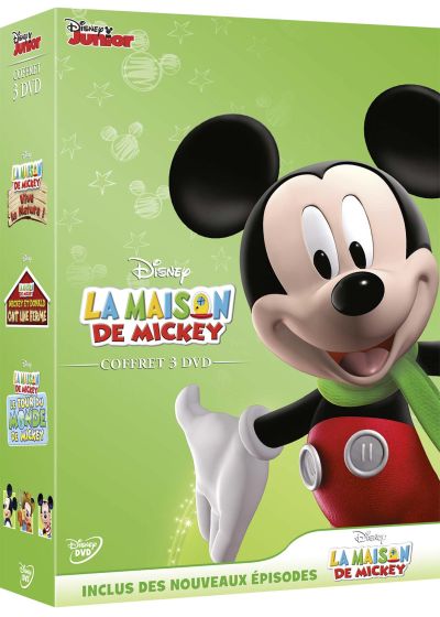 La Maison de Mickey - Mickey : Mickey et Donald ont une ferme + Le tour du monde de Mickey + Vive la nature ! (Pack) - DVD