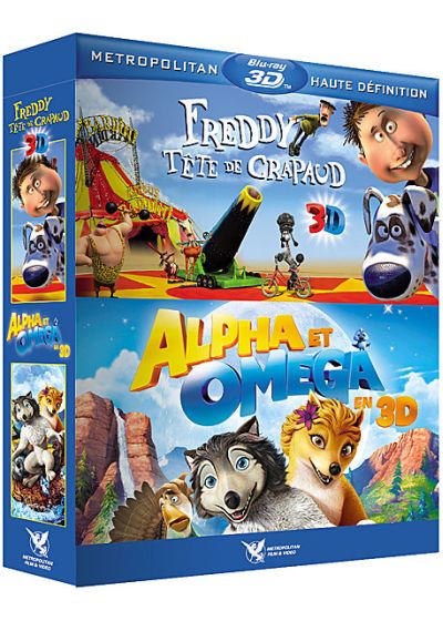 Freddy tête de crapaud + Alpha & Omega (Pack) - Blu-ray 3D