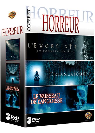 Coffret Horreur - L'exorciste : au commencement + Dreamcatcher + Le vaisseau de l'angoisse - DVD
