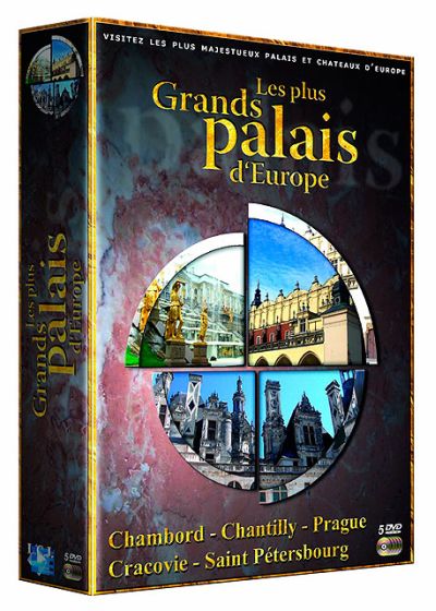 Les Plus grands palais d'Europe : Chambord + Chantilly + Prague + Cracovie + Saint Pétersbourg - DVD