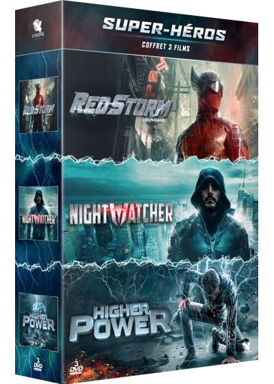 Super-héros - Coffret : Red Storm + Nightwatcher + Higher Power (Pack) - DVD