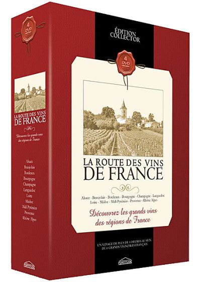 La Route des vins en France - Coffret 4 DVD - DVD