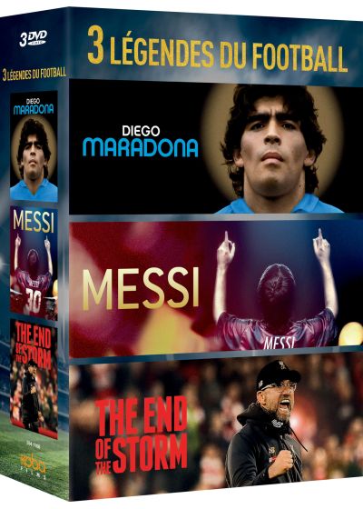 3 légendes du football : Diego Maradona + Messi + The End of the Storm (Pack) - DVD