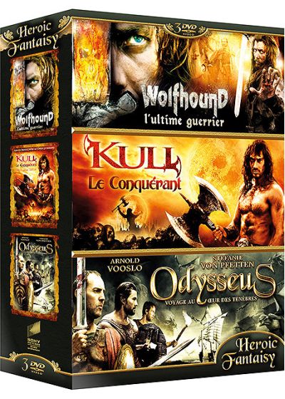 Coffret Heroic Fantasy n° 2 : Wolfhound + Kull le conquérant + Odysseus (Pack) - DVD