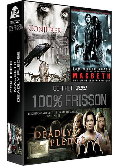 Coffret 100% Frisson : Conjurer + Macbeth + Deadly Pledge (Pack) - DVD