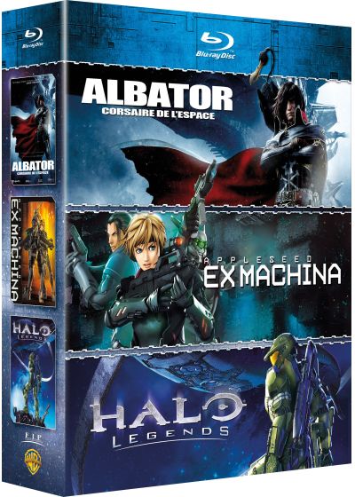 Albator, corsaire de l'espace + Halo Legends + Appleseed Ex Machina (Pack) - Blu-ray