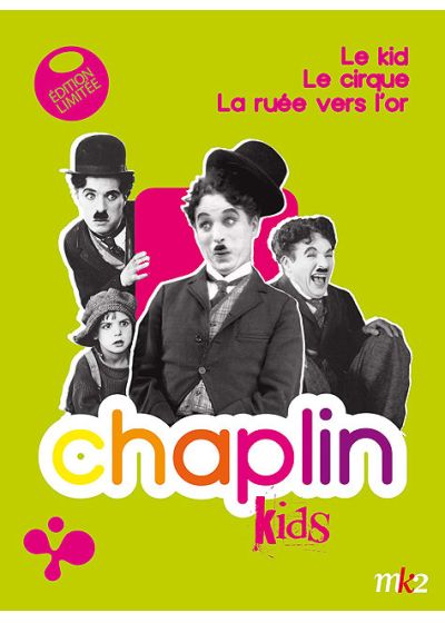Charles Chaplin - Coffret Kids - Le kid + Le cirque + La ruée vers l'or - DVD