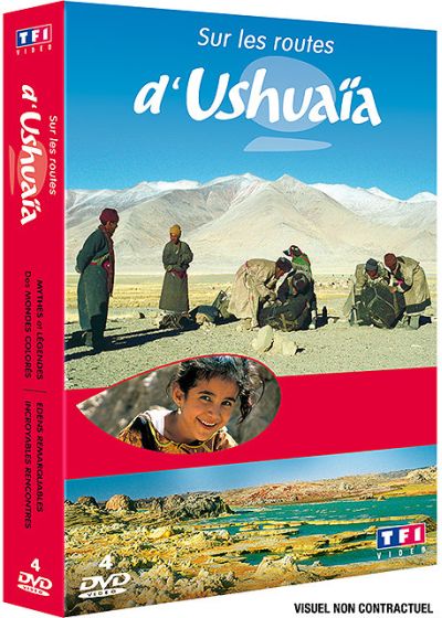 Sur les routes d'Ushuaïa - Coffret 4 DVD (Pack) - DVD