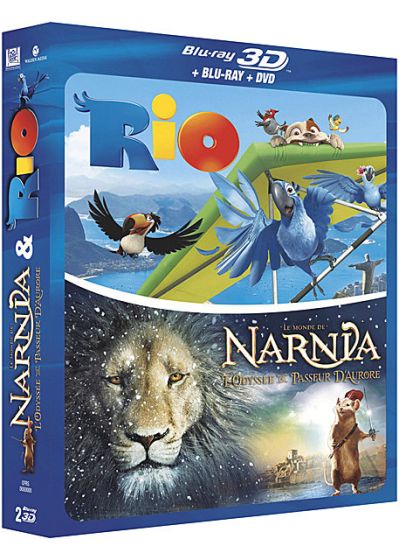 Rio + Le monde de Narnia - Chapitre 3 : L'odyssée du Passeur d'Aurore (Pack) - Blu-ray 3D