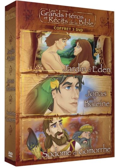 Les Grands Héros et Récits de la Bible - Coffret - Jardin d'Eden + Jonas et la Baleine + Sodome et Gomorrhe - DVD