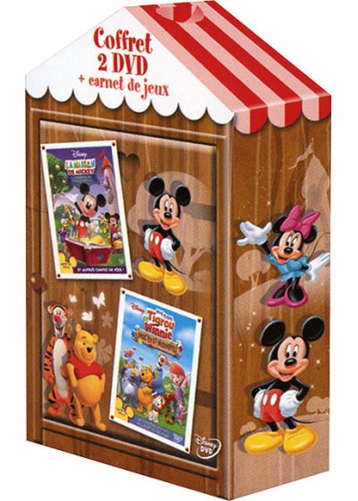 La Maison de Mickey - Contes & surprises + Mes amis Tigrou et Winnie - Enquêtes et découvertes (Coffret avec carnet de jeux) - DVD