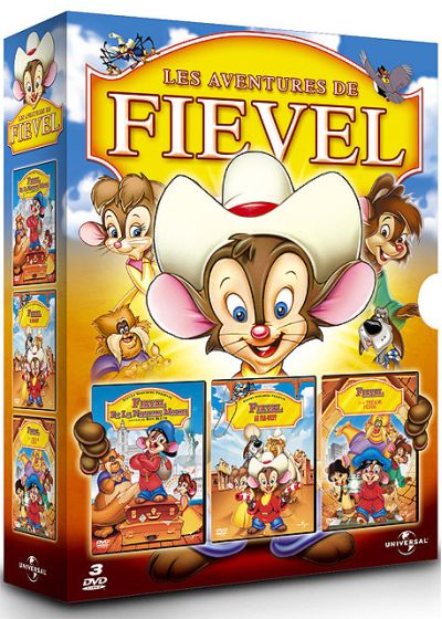 Les aventures de Fievel - Coffret - Fievel et le nouveau monde + Fievel au Far West + Fievel et le mystère du monstre de la nuit - DVD