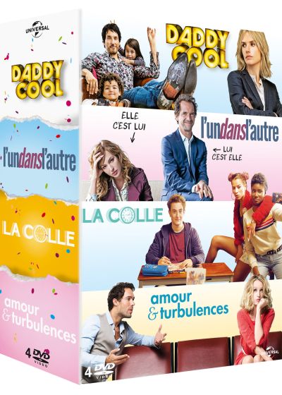 Coffret : Daddy Cool + L'un dans l'autre + La Colle + Amour & turbulences (Pack) - DVD