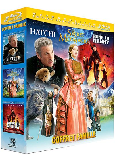 Famille : Hatchi + Le secret de Moonacre + Kung Fu Nanny (Pack) - Blu-ray
