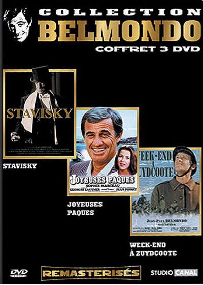 Belmondo - Coffret - Stavisky + Joyeuses Pâques + Week-End à Zuydcoote - DVD
