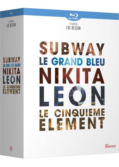 5 films de Luc Besson : Subway + Le grand bleu + Nikita + Léon + Le cinquième élément - Blu-ray