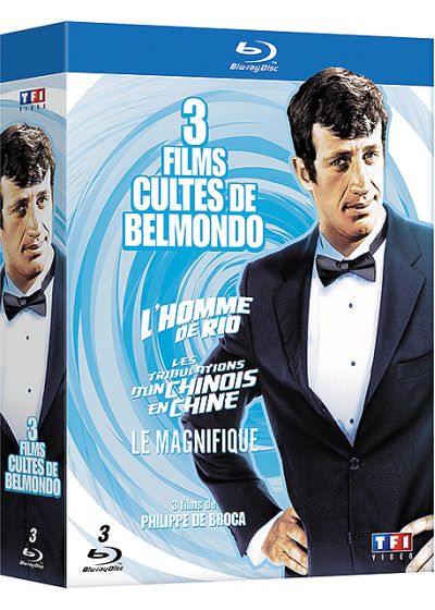 3 films cultes de Belmondo - Les tribulations d'un chinois en Chine + L'homme de Rio + Le magnifique (Pack) - Blu-ray