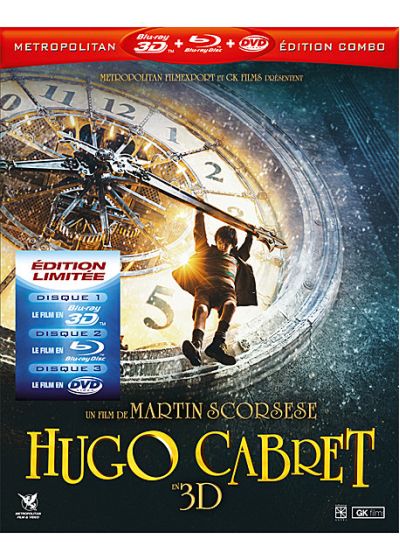 Hugo Cabret (Combo Blu-ray 3D + Blu-ray + DVD) - Blu-ray 3D