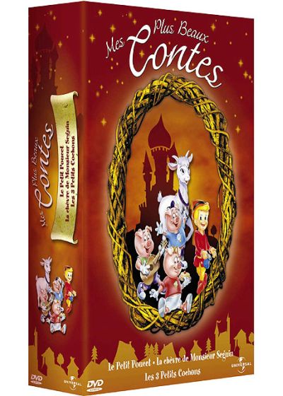 Mes plus beaux contes - Le petit Poucet + La chèvre de Monsieur Seguin + Les 3 petits cochons - DVD