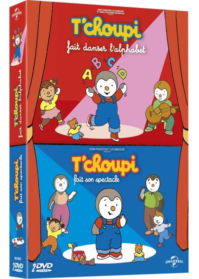 T'choupi fait danser l'alphabet + T'choupi fait son spectacle - DVD