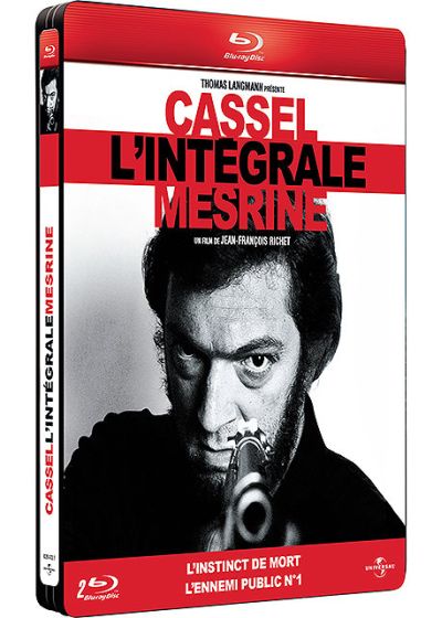 Mesrine - L'intégrale : L'instinct de mort + L'ennemi public n°1 (Pack Collector boîtier SteelBook) - Blu-ray