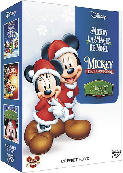 Coffret - Mickey, la magie de Noël + Mickey, il était une fois Noël + Mickey, il était deux fois Noël (Pack) - DVD