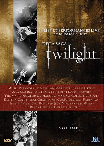 Clips et performances live des bandes originales de la saga Twilight - Volume I - DVD