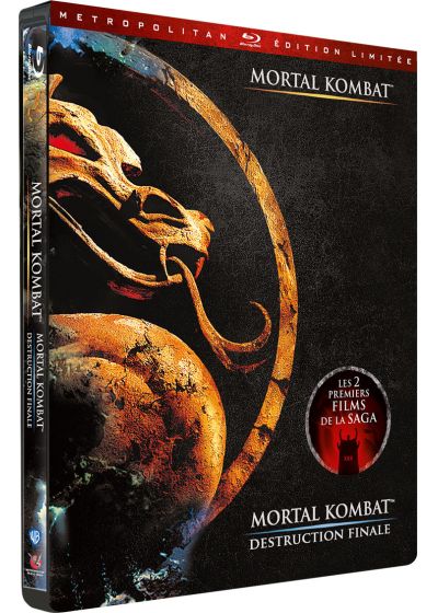 Mortal Kombat + Mortal Kombat - Destruction finale (Édition SteelBook) - Blu-ray