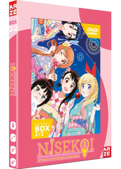 Nisekoi : Amours, mensonges & yakuzas ! - Saison 1, Box 2/2 - DVD