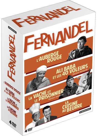L'Essentiel de Fernandel : L'auberge rouge + Ali Baba et les 40 voleurs + La vache et le prisonnier + La cuisine au beurre (Pack) - DVD
