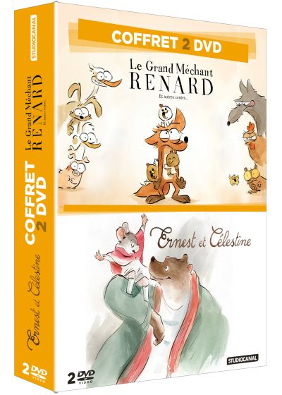 Le Grand Méchant Renard et autres contes... + Ernest et Célestine (Pack) - DVD