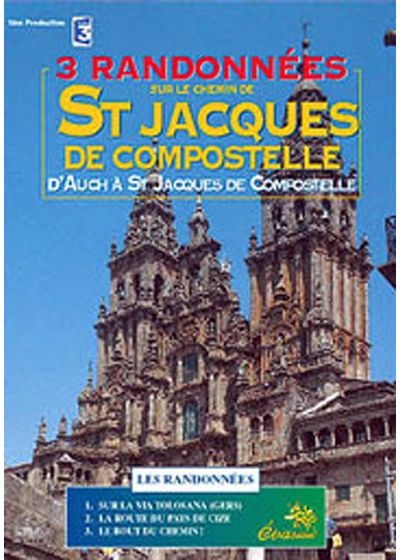 3 randonnées sur le chemin de St Jacques de Compostelle, d'Auch à St Jacques de Compostelle - DVD