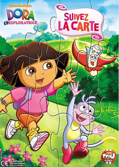 Dora l'exploratrice - Vol. 1 : Suivez la carte (Puzzle-magnet) - DVD